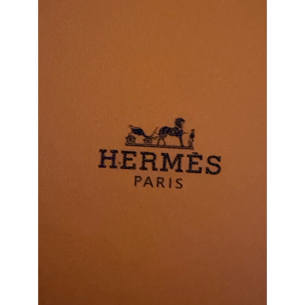 Hermes Orange Storage Shoe Box & 2 Herringbone Dust Bags Set Organization READ - Picture 8 of 8